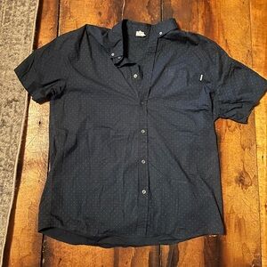 Vuori Button-Up Short Sleeve - Navy Blue